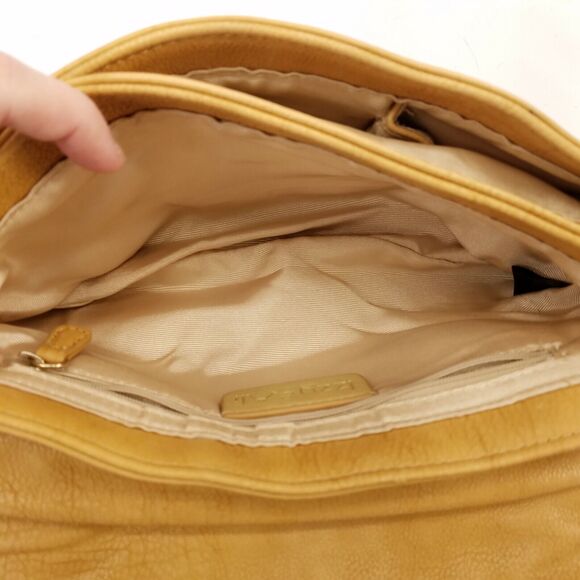 Izzy And Ali Cross Body Clutch Purse Vegan Leather Woven Studded Messenger Bag - Picture 4 of 9